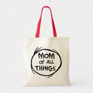 Dr. Seuss   Thing 1 Thing 2 - Mom of all Things Tote Bag