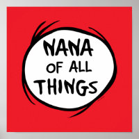 Dr. Seuss | Thing 1 Thing 2 - Nana of all Things