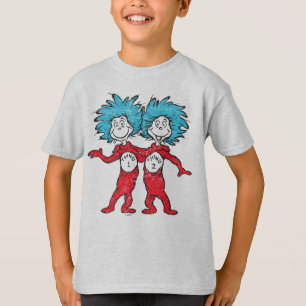 Dr. Seuss   Thing 1, Thing 2 Sitting T-Shirt