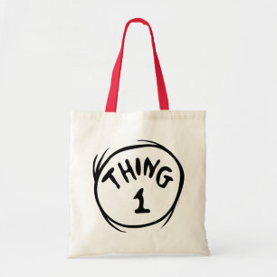 Dr. Seuss   Thing 1 Thing 2 - Thing 1 Tote Bag