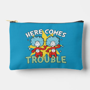 Dr. Seuss   Thing One Thing Two Here Comes Trouble Accessory Pouch