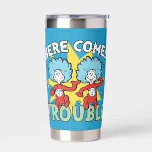 Dr. Seuss   Thing One Thing Two Here Comes Trouble Insulated Tumbler