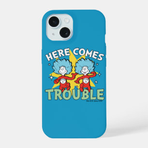 Dr. Seuss   Thing One Thing Two Here Comes Trouble iPhone 15 Case