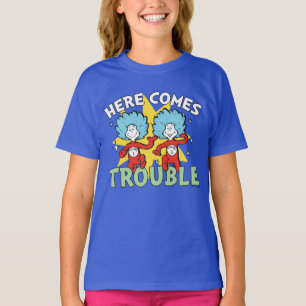 Dr. Seuss Thing One Thing Two Here Comes Trouble T-Shirt