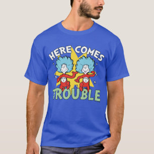 Dr. Seuss   Thing One Thing Two Here Comes Trouble T-Shirt