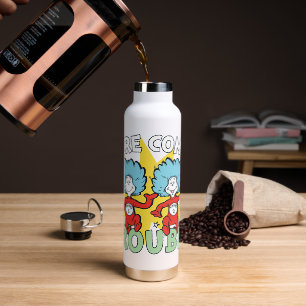 Dr. Seuss   Thing One Thing Two Here Comes Trouble Water Bottle