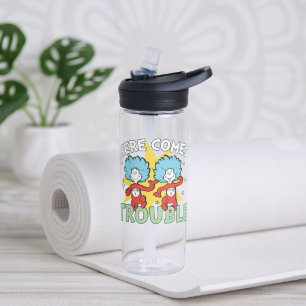 Dr. Seuss   Thing One Thing Two Here Comes Trouble Water Bottle