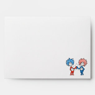 Dr. Seuss   Thing One Thing Two Patriotic Graphic Envelope