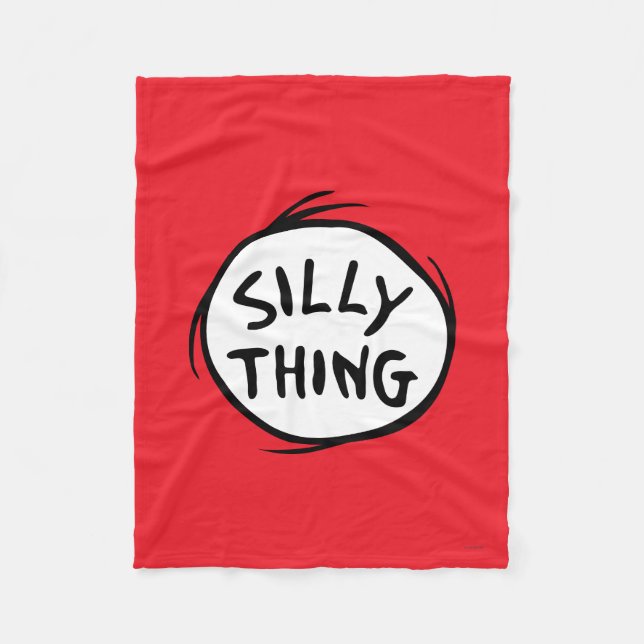 Dr. Seuss | Thing One Thing Two - Silly Thing Fleece Blanket (Front)