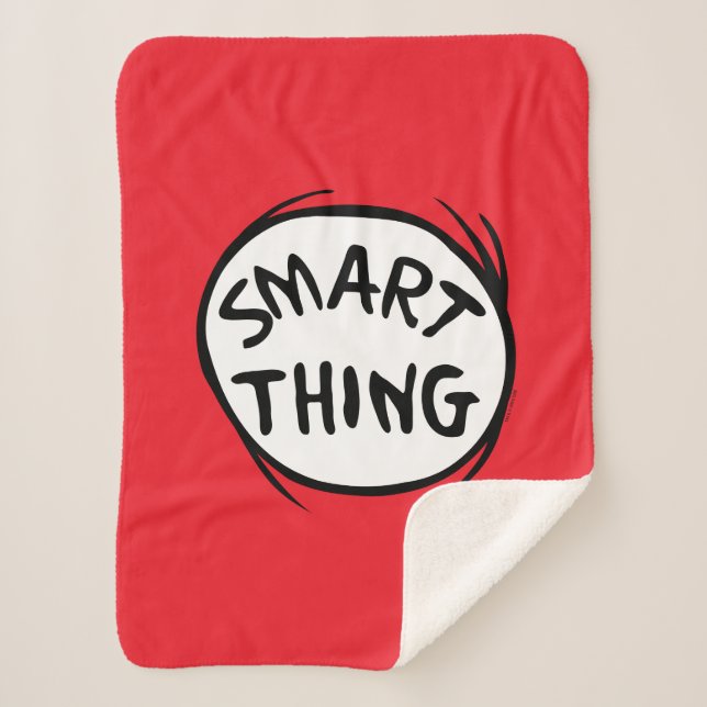 Dr. Seuss | Thing One Thing Two - Smart Thing Sherpa Blanket (Front)