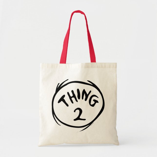 Dr. Seuss | Thing One Thing Two - Thing Two Tote Bag (Front)