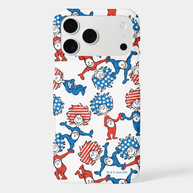 Dr. Seuss | Thing One Thing Two US Flag Pattern (Back)