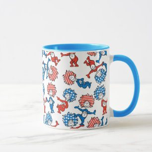 Dr. Seuss   Thing One Thing Two US Flag Pattern Mug