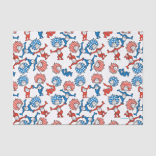 Dr. Seuss   Thing One Thing Two US Flag Pattern Tissue Paper