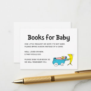Dr Seuss Un poisson - Carte d'insertion de Baby