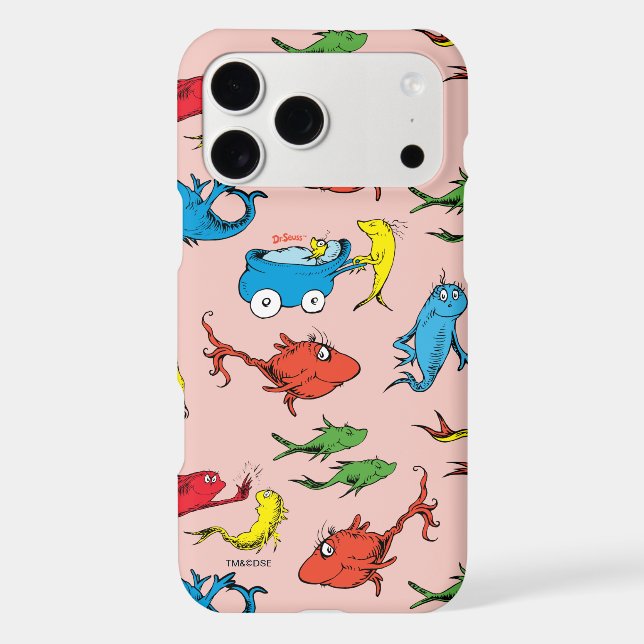 Dr Seuss | Un poisson deux Motifs de poisson (Verso)