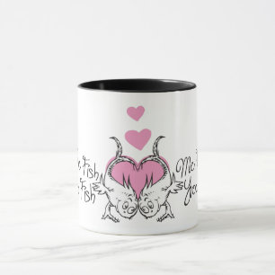 Dr. Seuss Valentine   One Fish Two Fish Mug