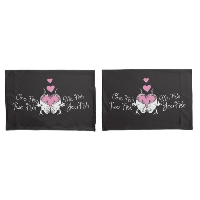 Dr. Seuss Valentine | One Fish Two Fish Pillowcase (Front-Set)