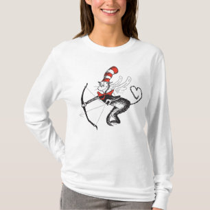 Dr. Seuss Valentine The Cat in the Hat Cupid T-Shirt