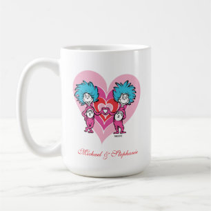 Dr. Seuss Valentine   Thing 1 Thing 2 Coffee Mug