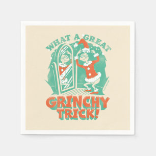 Dr. Seuss   What a Great Grinchy Trick! Napkin