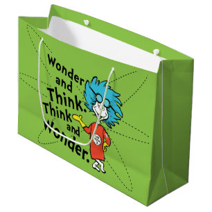 Dr. Seuss   Wonder and Think. Think and Wonder. Large Gift Bag