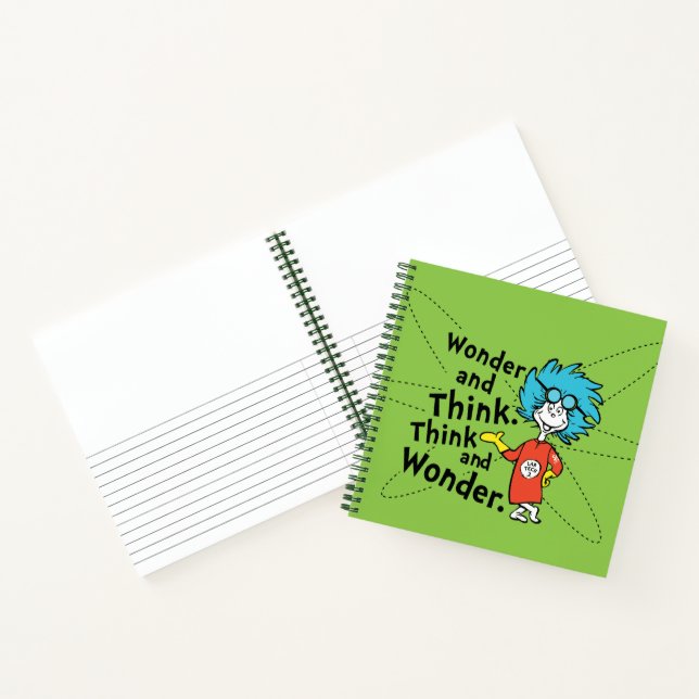 Dr. Seuss | Wonder and Think. Think and Wonder. Notebook (Inside)