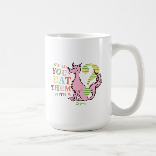 Dr. Seuss | Would You Eat Them With A Fox? Coffee Mug (Right)