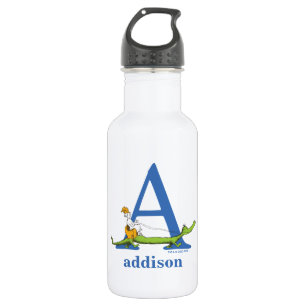 Dr. Seuss's ABC: Letter A - White Add Your Name 532 Ml Water Bottle