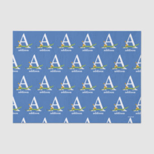 Dr. Seuss's ABC: Letter A - White Add Your Name Tissue Paper