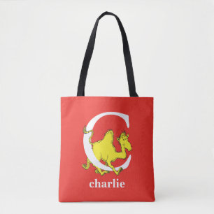 Dr. Seuss's ABC: Letter C - White   Add Your Name Tote Bag