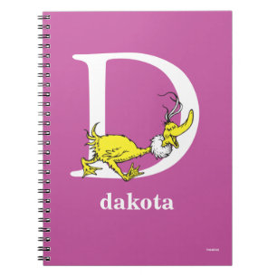 Dr. Seuss's ABC: Letter D - White   Add Your Name Notebook