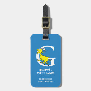 Dr. Seuss's ABC: Letter G - White   Add Your Name Luggage Tag
