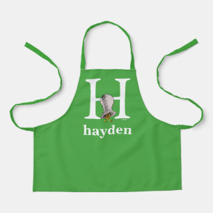 Dr. Seuss's ABC: Letter H - White   Add Your Name Apron