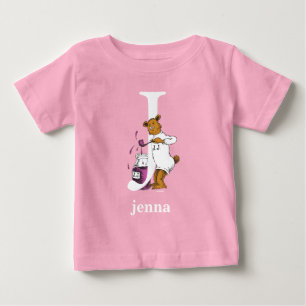 Dr. Seuss's ABC: Letter J - White   Add Your Name Baby T-Shirt