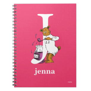 Dr. Seuss's ABC: Letter J - White   Add Your Name Notebook