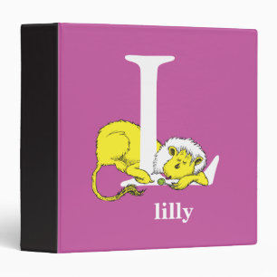 Dr. Seuss's ABC: Letter L - White   Add Your Name Binder