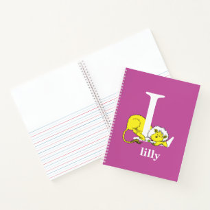 Dr. Seuss's ABC: Letter L - White   Add Your Name Notebook