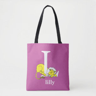 Dr. Seuss's ABC: Letter L - White   Add Your Name Tote Bag