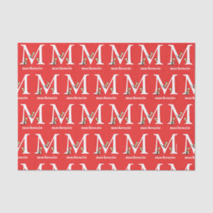 Dr. Seuss's ABC: Letter M - White   Add Your Name Tissue Paper