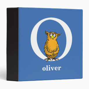 Dr. Seuss's ABC: Letter O - White   Add Your Name Binder