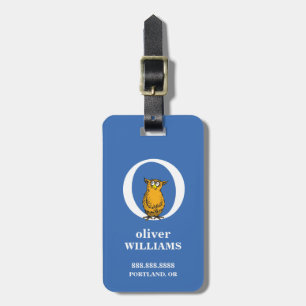 Dr. Seuss's ABC: Letter O - White   Add Your Name Luggage Tag