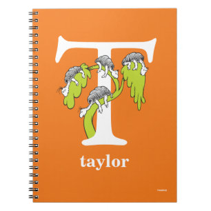 Dr. Seuss's ABC: Letter T - White   Add Your Name Notebook