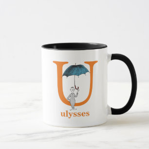 Dr. Seuss's ABC: Letter U - Orange   Add Your Name Mug