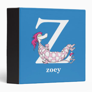 Dr. Seuss's ABC: Letter Z - White   Add Your Name Binder