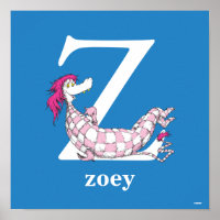 Dr. Seuss's ABC: Letter Z - White | Add Your Name
