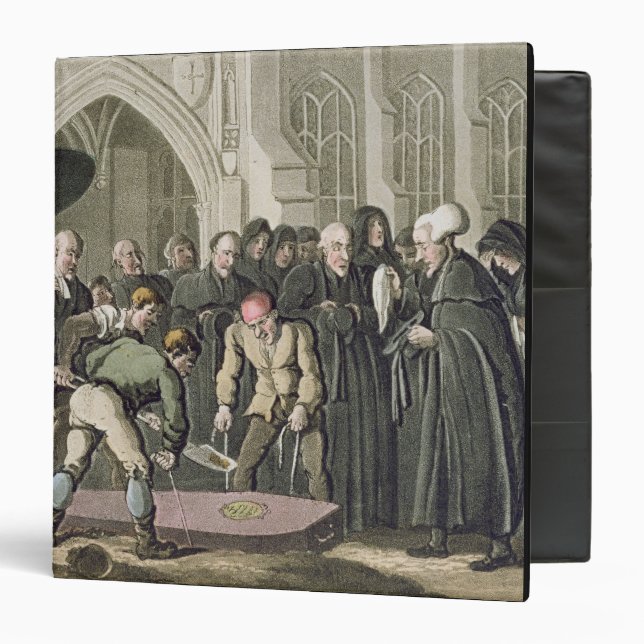 Dr Syntax at the Funeral of his Wife, from 'The To Binder (Front/Inside)