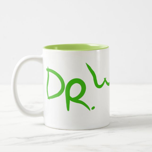 Dr. Worm Two-Tone Coffee Mug (Left)
