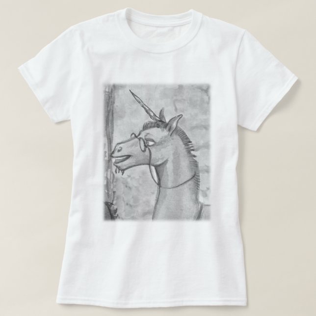 Dr. Zinko - BW Profile T-Shirt (Design Front)