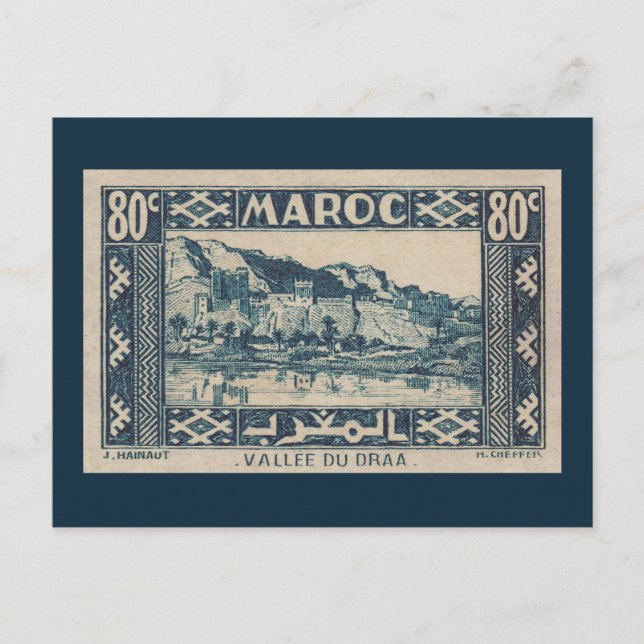 Draa Valley, Maroc - Carte postale (Devant)